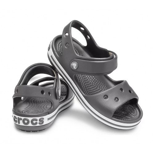 

Босоножки Crocs Crocband, J1, 32-33, черные с белым