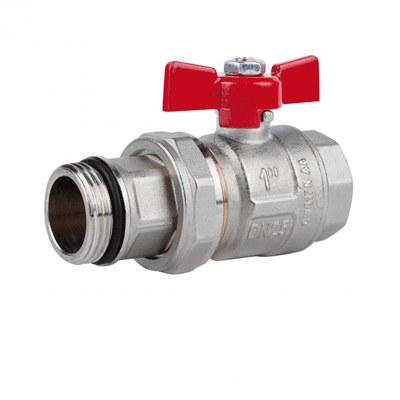 

Кран шаровой Icma №215 Red 1" с антипротечкой прямой (87215AF11)