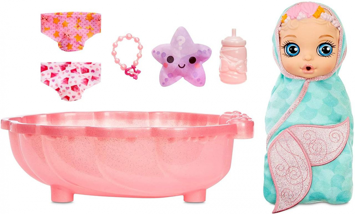 

Лялька Baby Born Mermaid Surprise Бірюзовий рушник із 20 сюрпризами (B0866RXKV7)