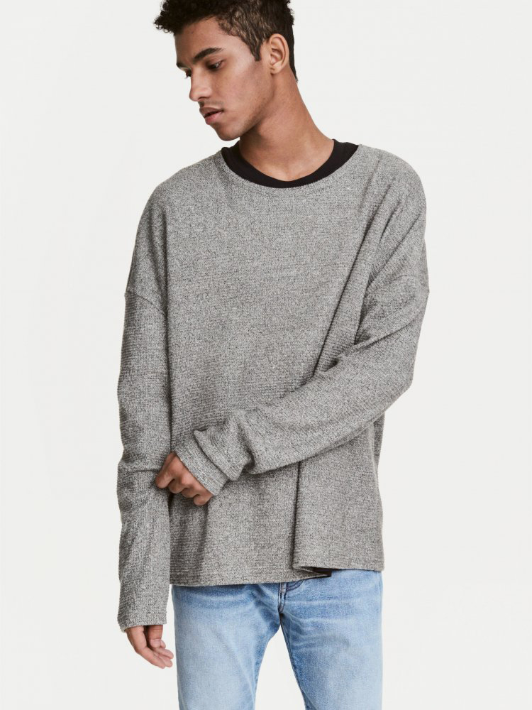 

Джемпер H&M 0466991-5  Серый, Джемпер H&M 0466991-5 XS Серый