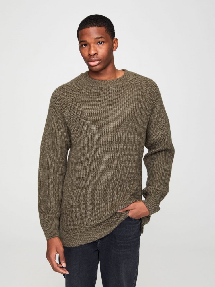 

Джемпер Pull & Bear 5557/902/505  Хаки, Джемпер Pull & Bear 5557/902/505 XS Хаки