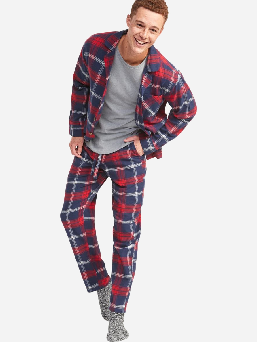 

Пижама Old Navy 296602372 S Красная с синим