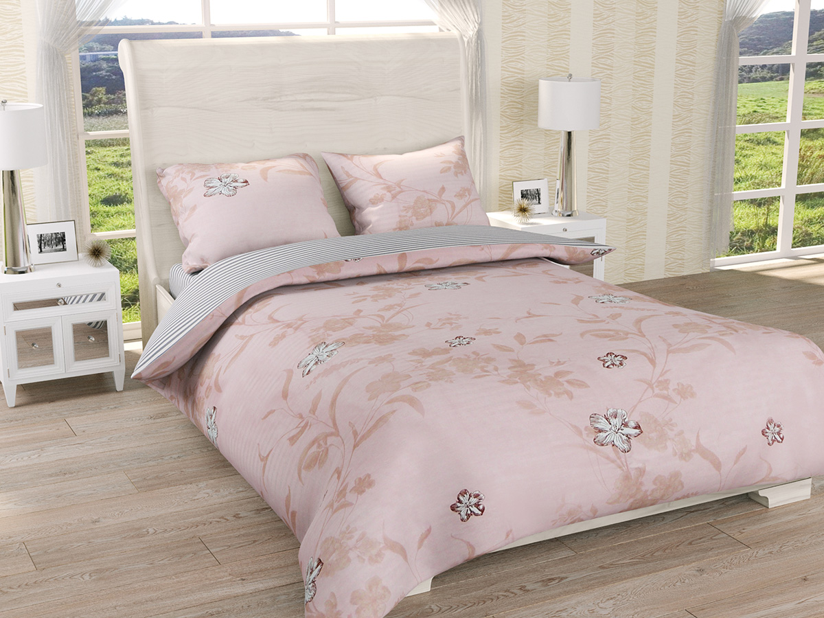 

Постельное белье Ранфорс Органик Р 565Д Leleka-Textile двуспальный цветной (1752/5465)