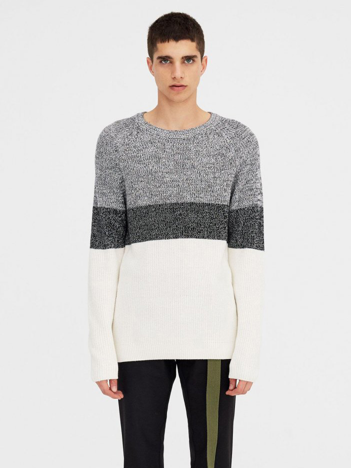 

Джемпер Pull & Bear XAZ176817GOEY  Молочный, Джемпер Pull & Bear XAZ176817GOEY L Молочный