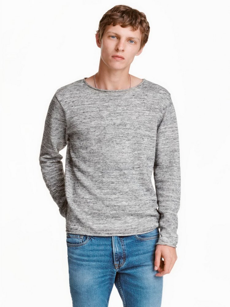 

Джемпер H& 0340601-4  Серый, Джемпер H&M 0340601-4 M Серый