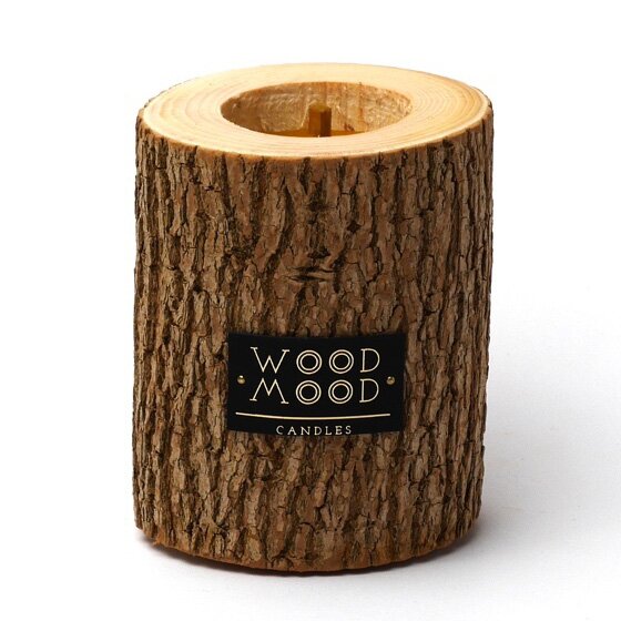 

Декоративная свеча из дерева WoodMood Rocky S