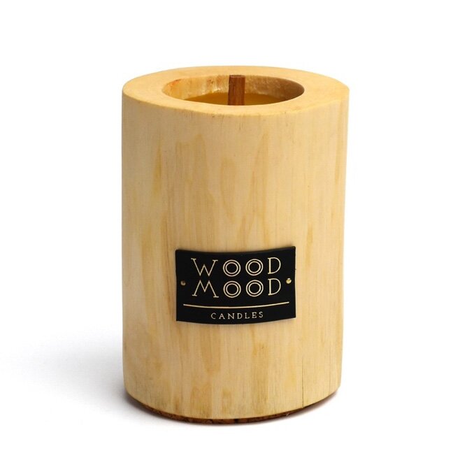 

Декоративная свеча из дерева WoodMood Silky S