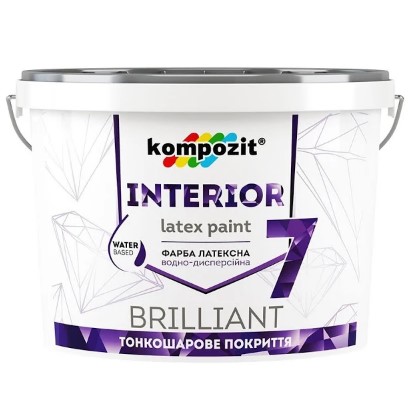 

Краска интерьерная Kompozit INTERIOR 7 база С 7кг