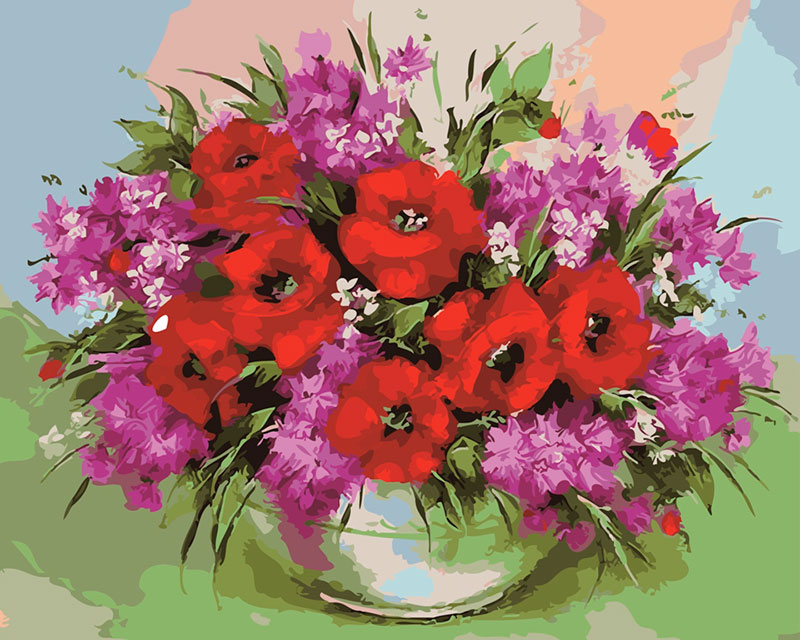 

Картины по номерам Лавка Чудес Букет маков 40 х 50 см (LC40127)