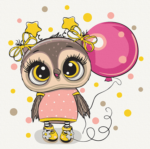 

Набор для росписи ArtCraft "Совенок с шариком" 30x30 см (15514-AC)