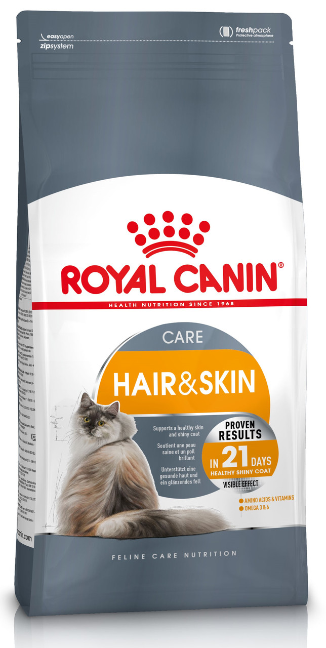 

Сухой корм Royal Canin Hair & Skin Care для котов от 1 до 7 лет для заботы о коже и шерсти 4 кг (3182550721745)