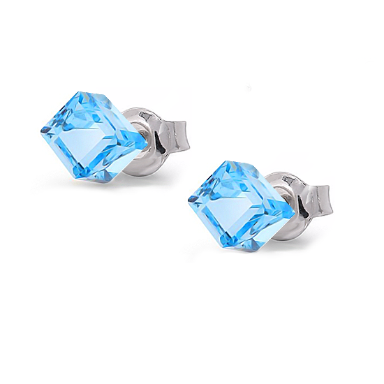 

Серьги KOBI KOSTKA 6x6 мм со Swarovski модели 7740-1080-05-32