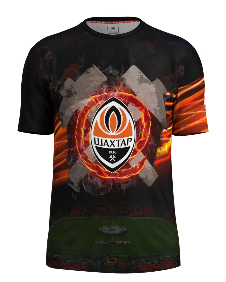 

Футболка детская футбольная RIGO SPORTS FASHION SHAKHTAR Черная с принтом 122 см (SF.SHAKHTAR1.M.01)