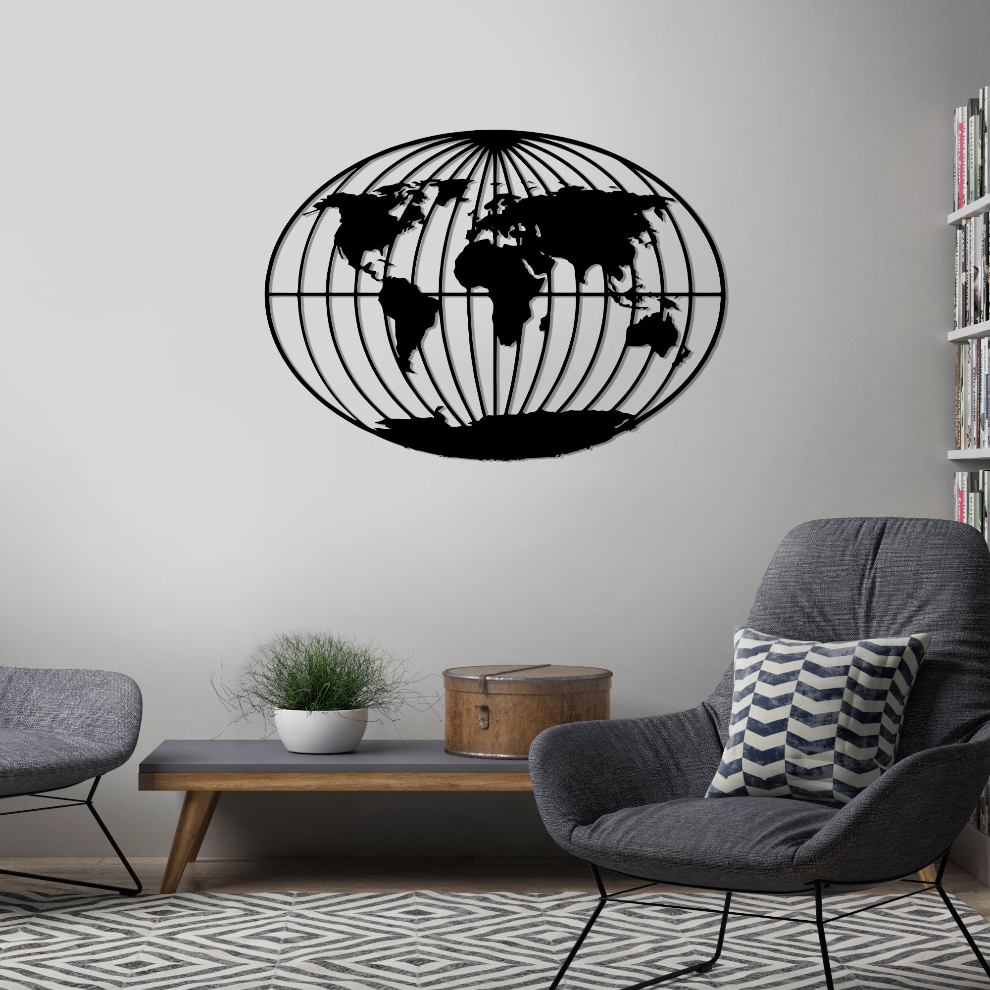 

Деревянная картина "Around the World" (60 x 43 см)