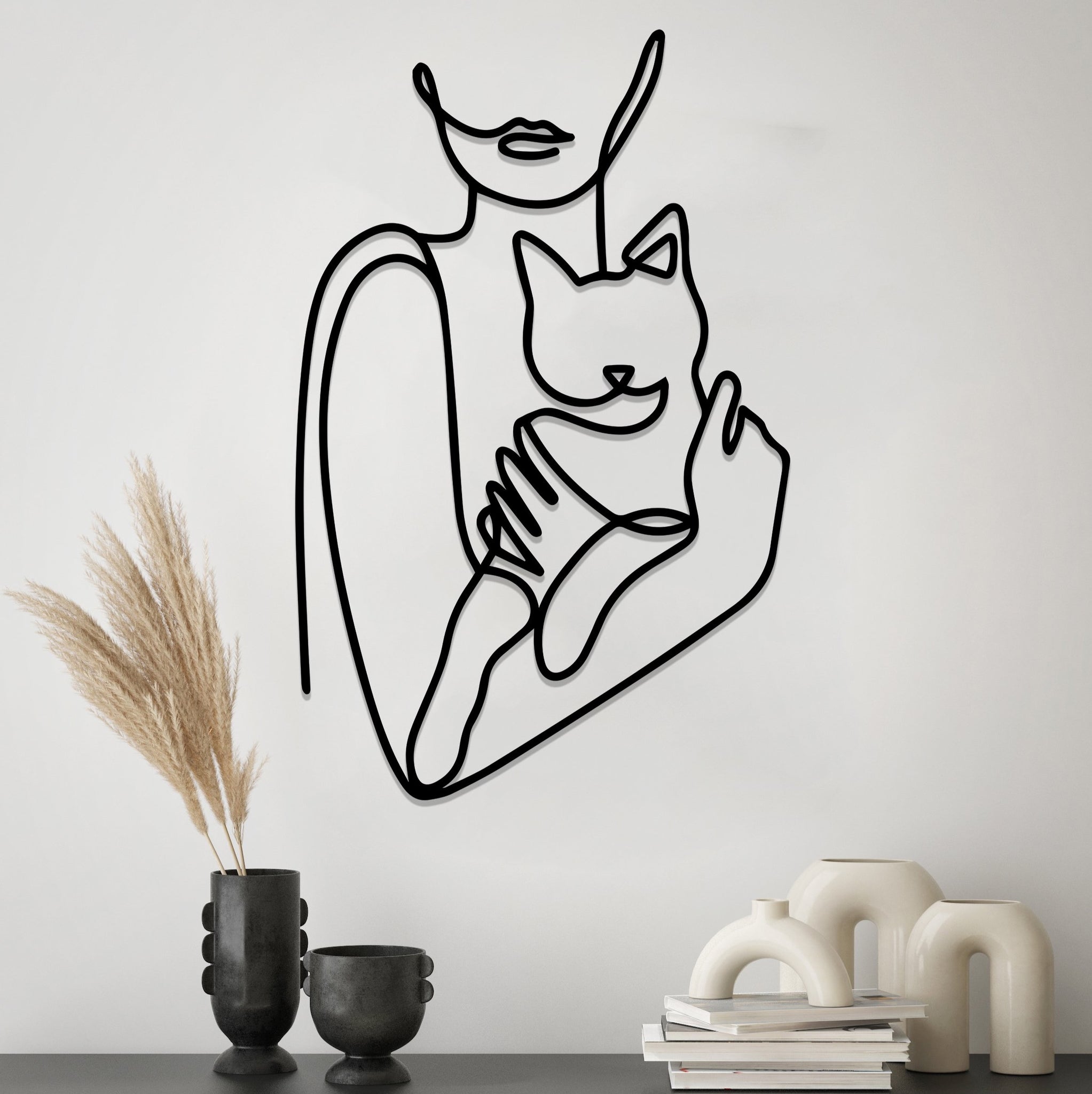 

Деревянная картина "Cat Woman" (90 x 58 см)