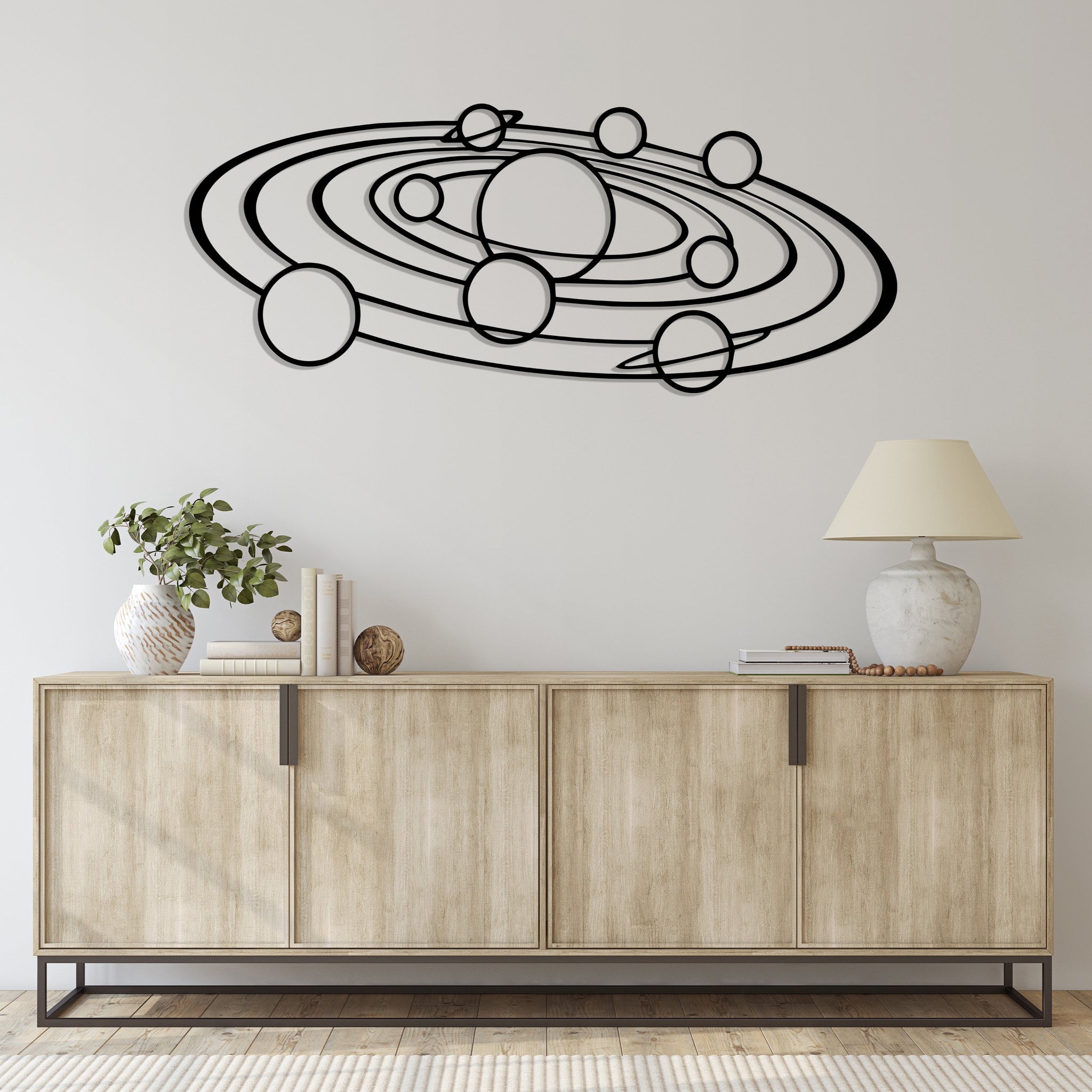 

Деревянная картина "Planets" (50 x 20 см)