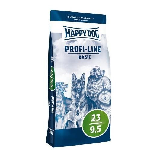 

Happy Dog Profi Line Basiс 23 9,5 Сухой корм для собак средних и крупных пород 20 кг