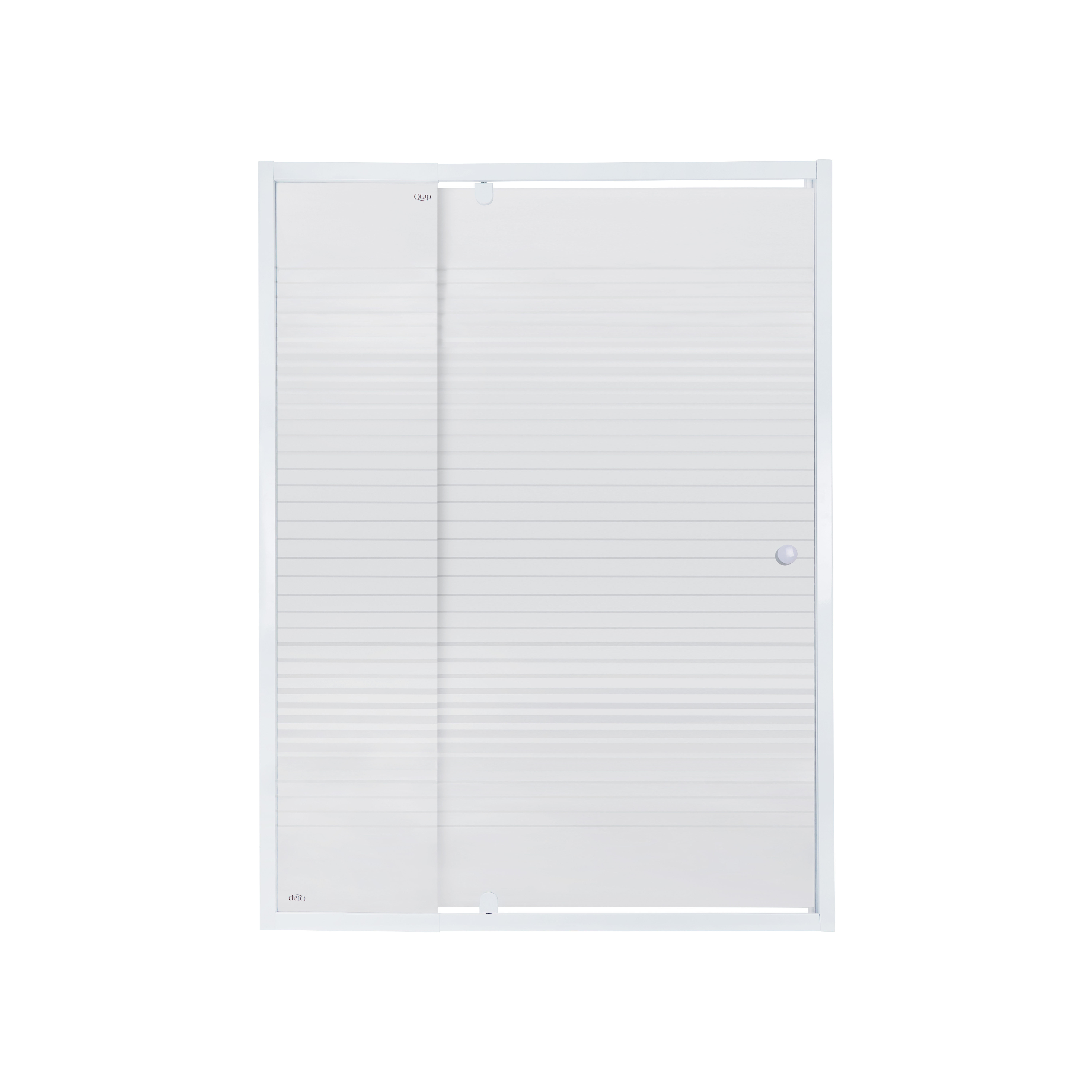

Душевая дверь в нишу Qtap Pisces WHI2014-15.CP5 140-150x185 см, стекло Pattern 5 мм