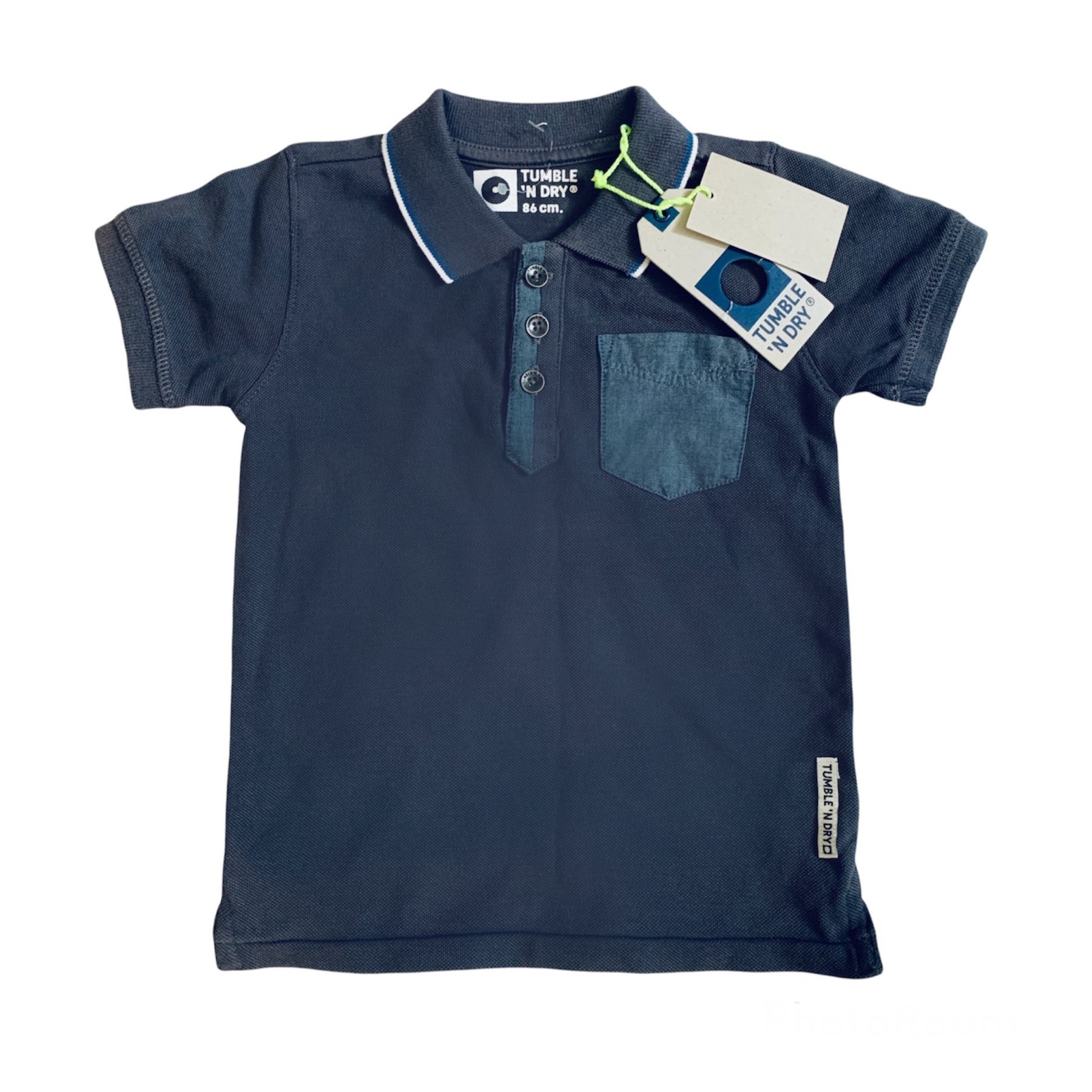 

Поло Tumble N Dry 2 года 86 см Серый