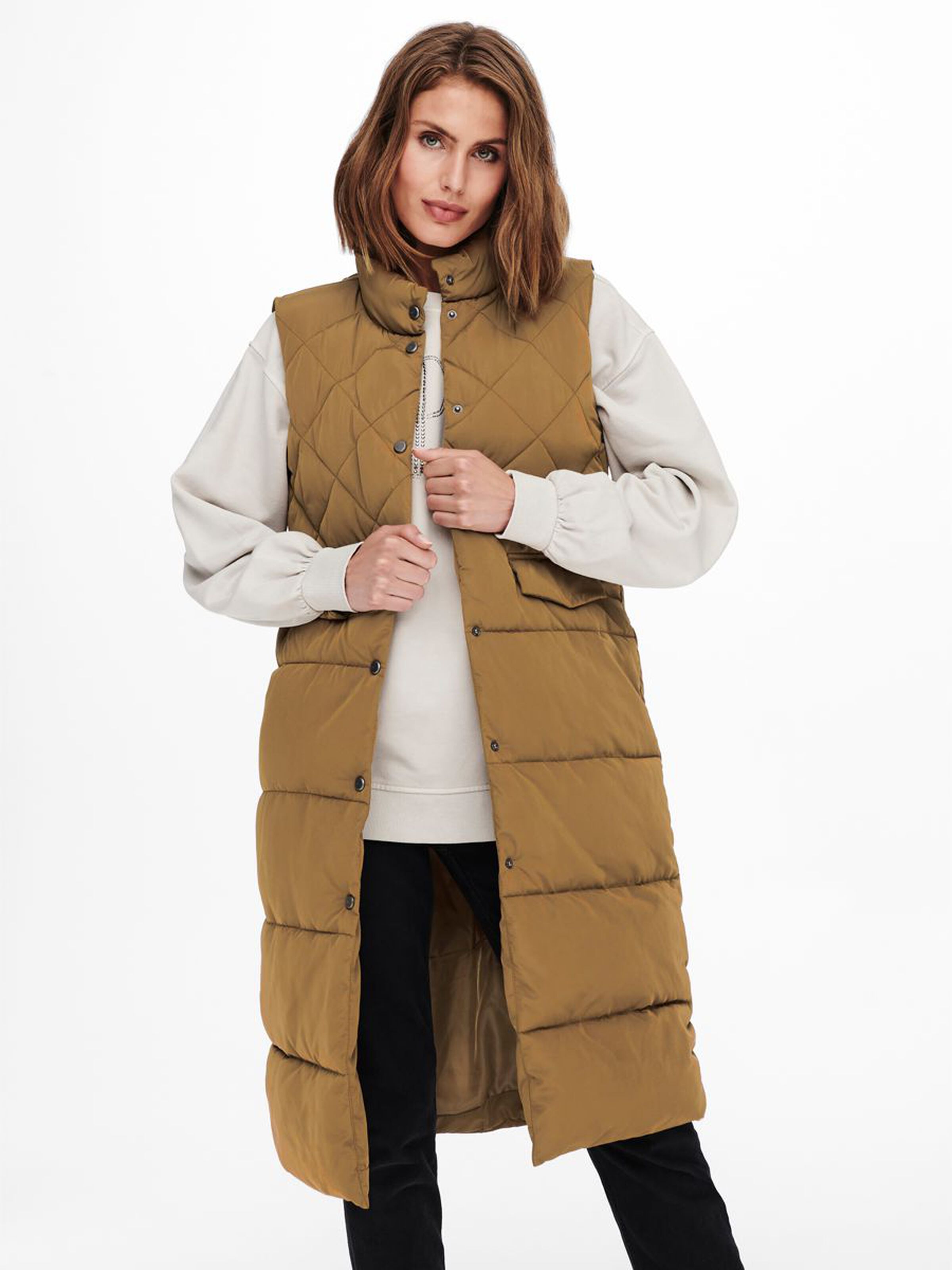 

ЖИЛЕТ ONLY STACY QUILTED WAISTCOAT 15238994 Toasted Coconut  коричневый, ЖИЛЕТ ONLY STACY QUILTED WAISTCOAT 15238994 Toasted Coconut M коричневый