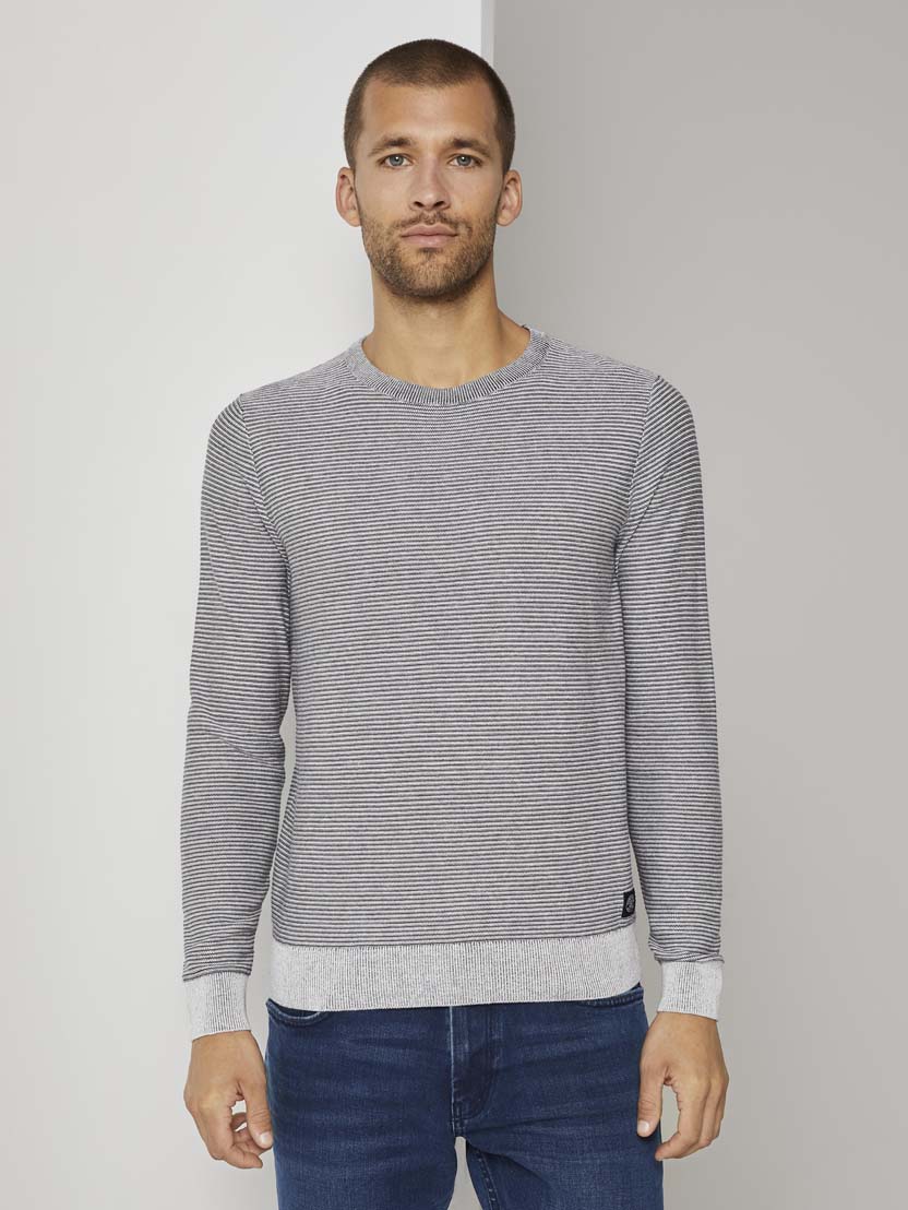 

Джемпер Tom Tailor 1020416 Light Medium Grey Melange XXL серый