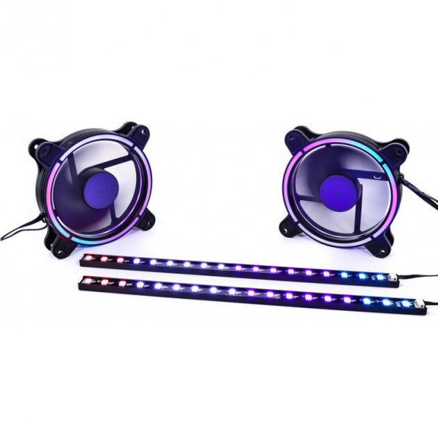 

Система охлаждения QUBE RAINBOW SPECTRUM KIT + Fans 120mm 18LED (RGB_SPECTRUM_KITv02)