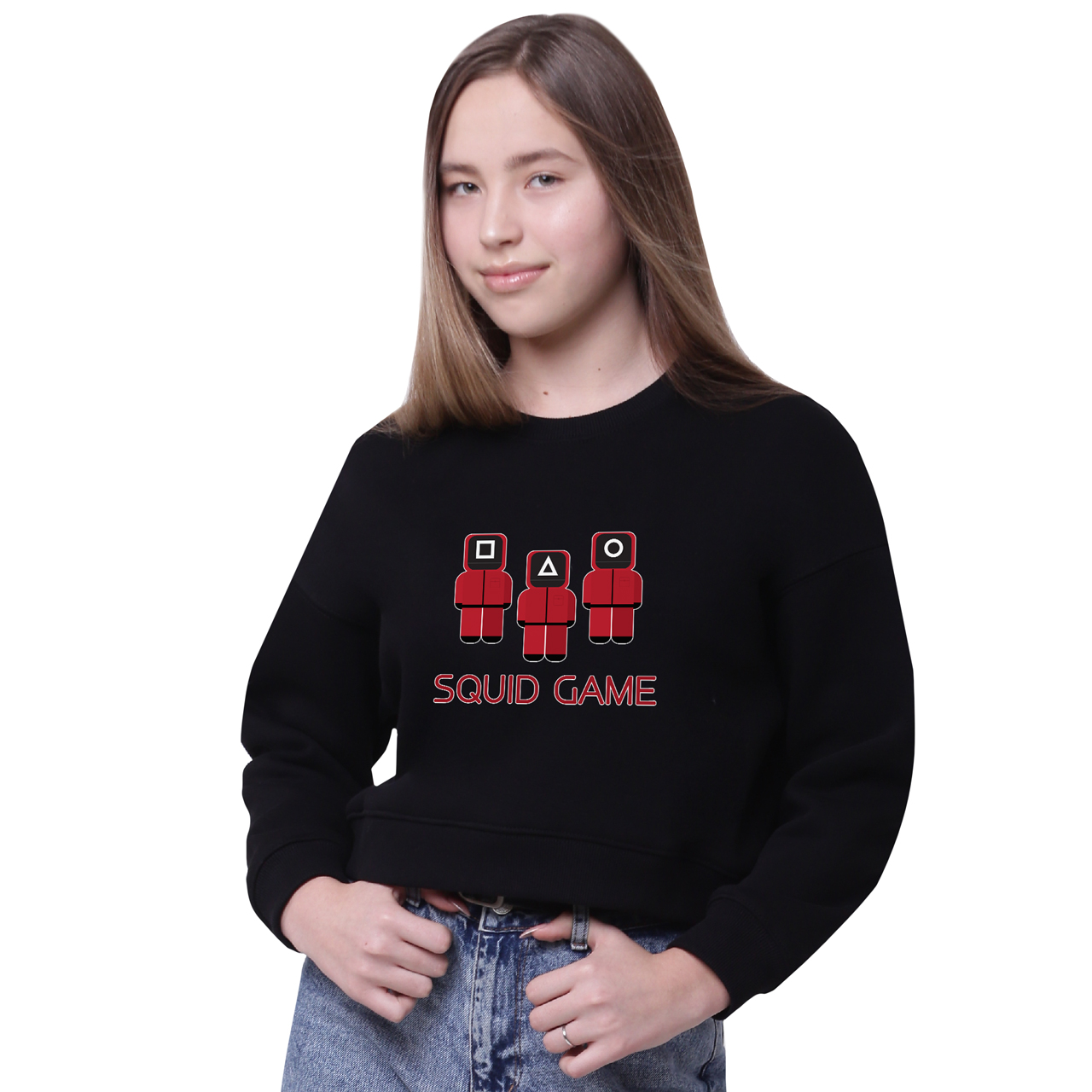 

Свитшот женский Солдаты Игра в кальмара (Squid Game) Черный (35960-3364-13, Свитшот женский Солдаты Игра в кальмара (Squid Game) Черный (35960-3364-13) L