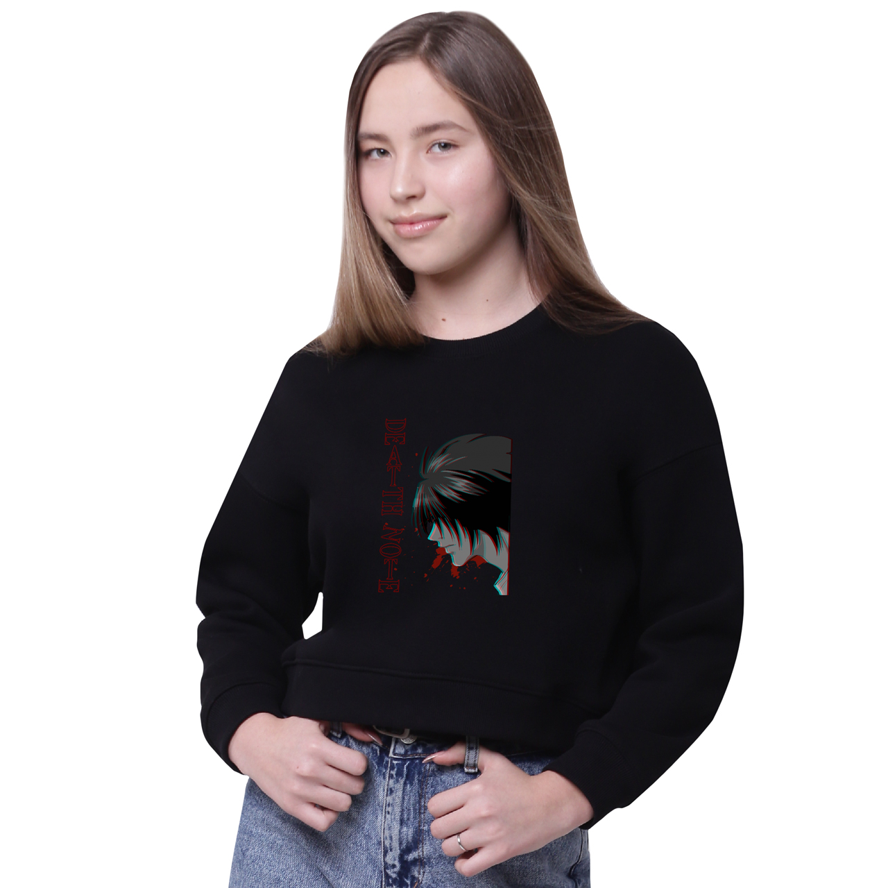 

Свитшот женский Эл Лоулайт Тетрадь смерти (L Death Note) Черный (35960-2824-12, Свитшот женский Эл Лоулайт Тетрадь смерти (L Death Note) Черный (35960-2824-12) M