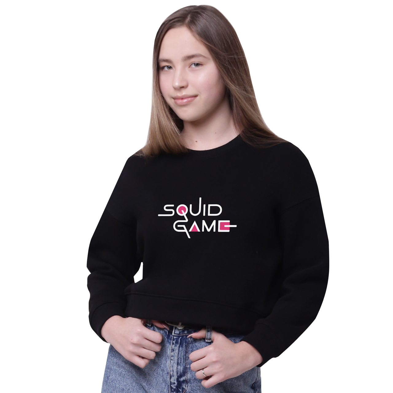 

Свитшот женский Игра в кальмара (Squid Game) Черный (35960-3377-12, Свитшот женский Игра в кальмара (Squid Game) Черный (35960-3377-12) M