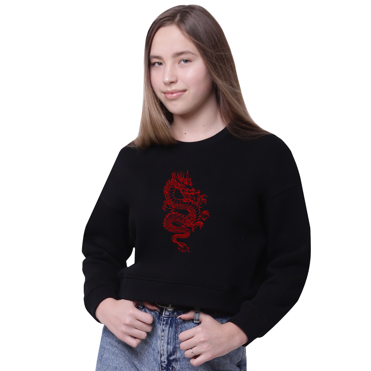 

Свитшот женский Китайский дракон (Chinese dragon) Черный (35960-3299-13, Свитшот женский Китайский дракон (Chinese dragon) Черный (35960-3299-13) L