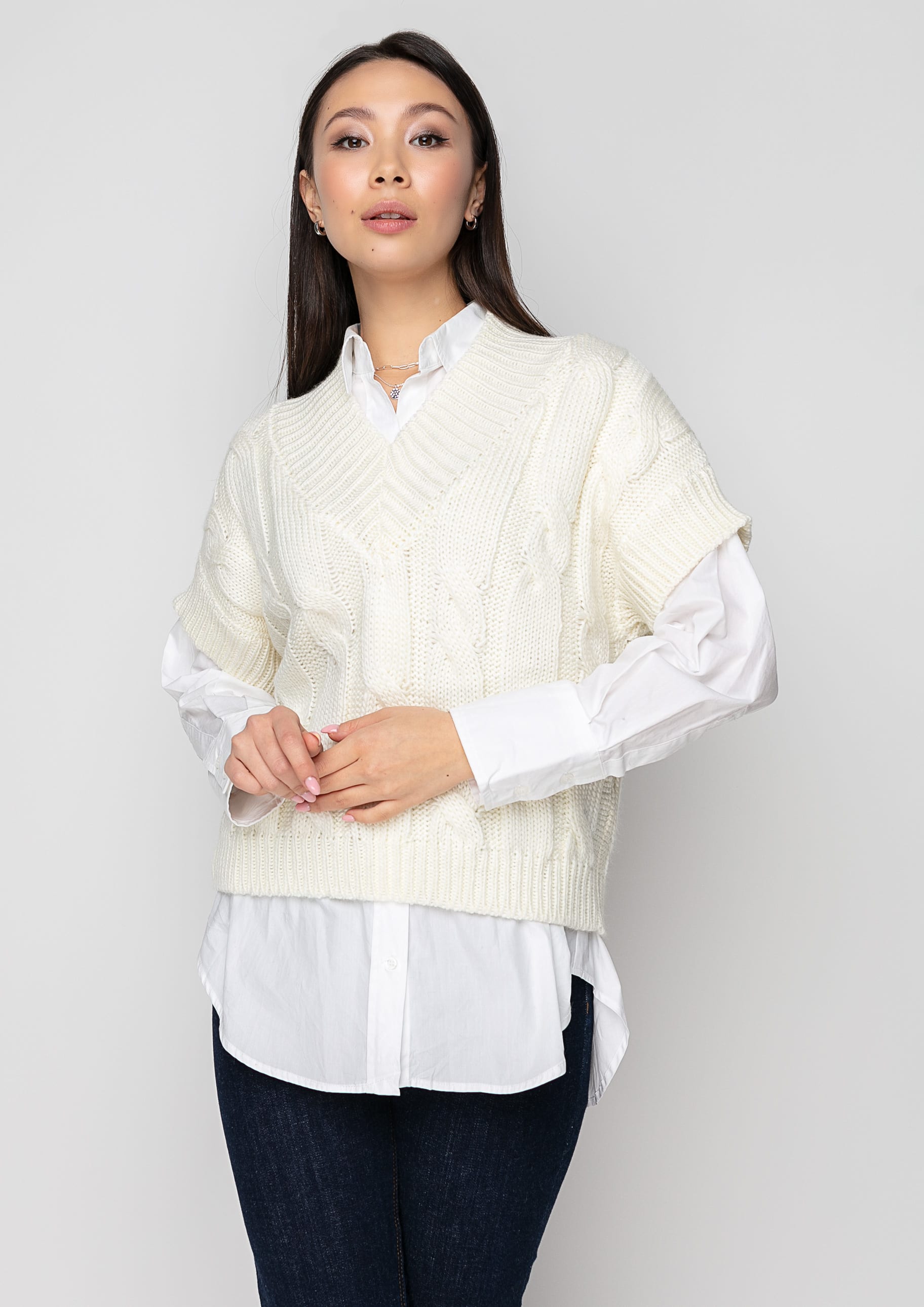 

Жилет Samange 1661 ONESIZE Белый