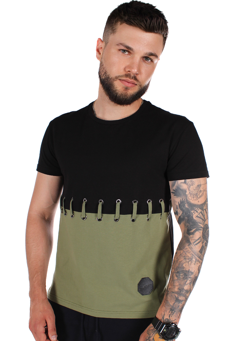 

Футболка чоловіча Krutyakov TWIST XXL чорний 2258715
