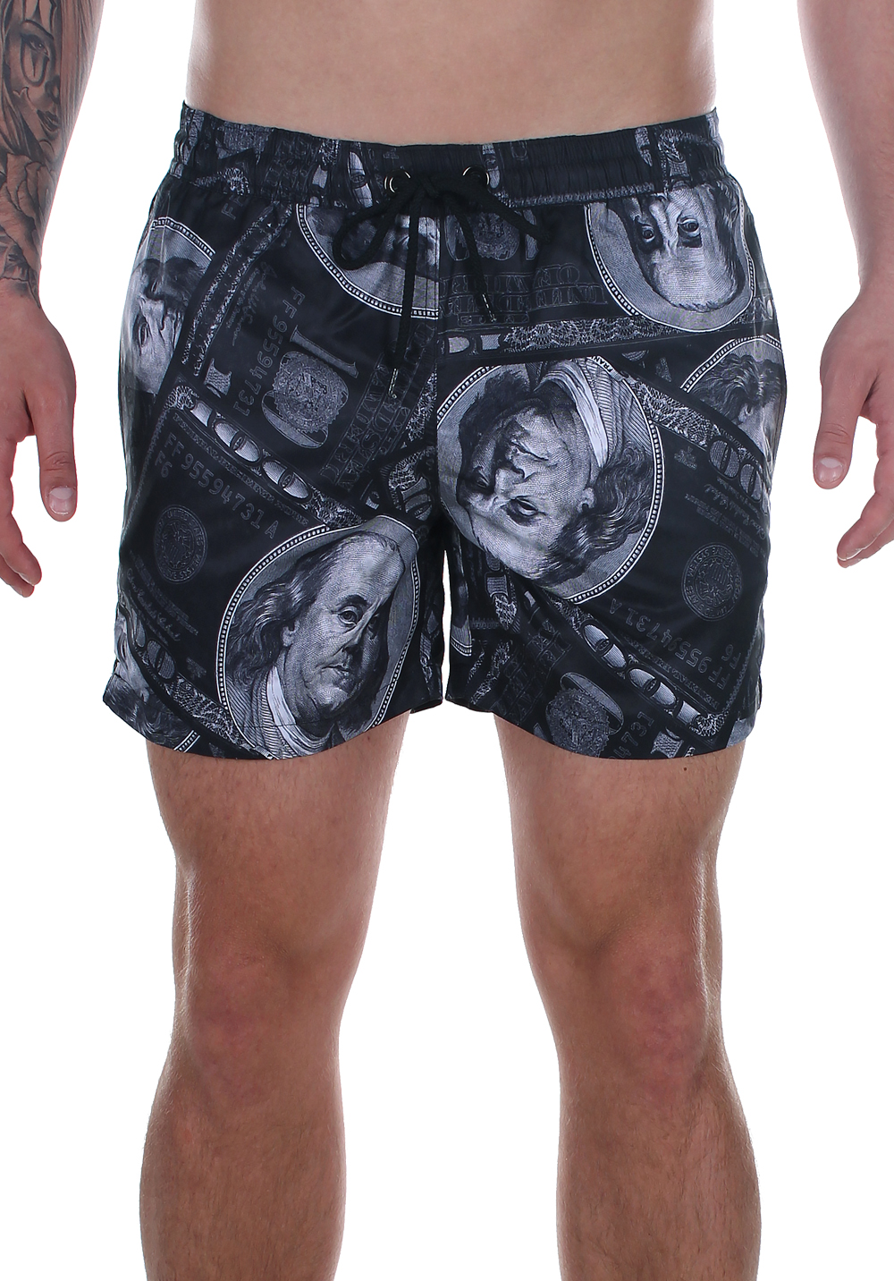 

Шорти пляжні чоловічі Krutyakov BLACK DOLLARS XXXL чорний 1649815
