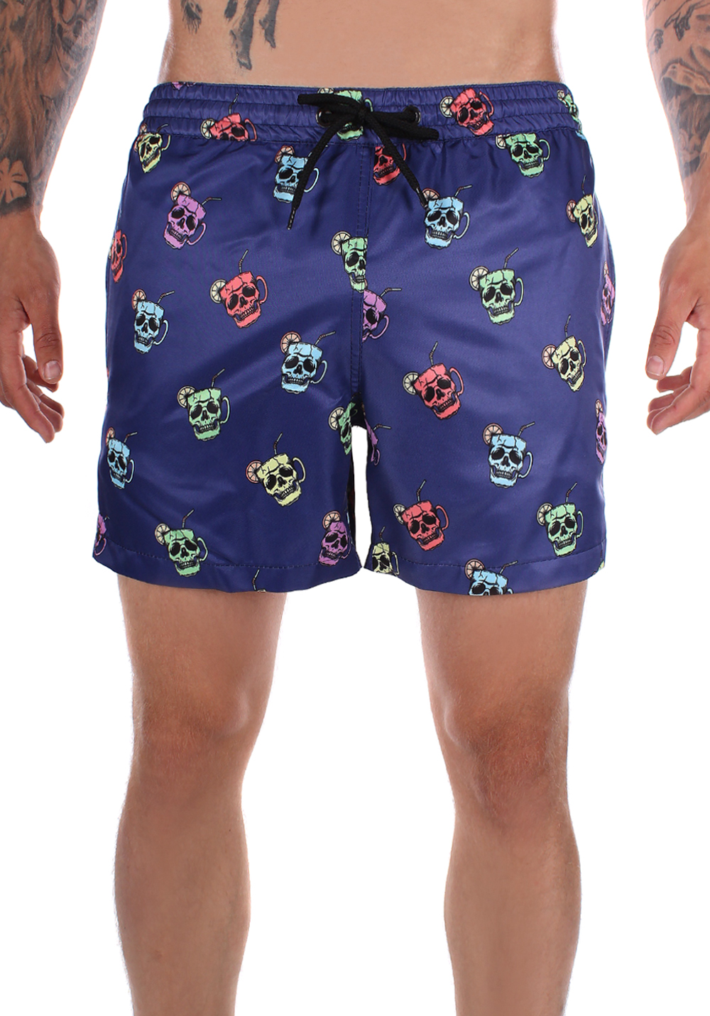 

Шорти пляжні чоловічі Krutyakov SKULL CUPS XXL синій 2253718