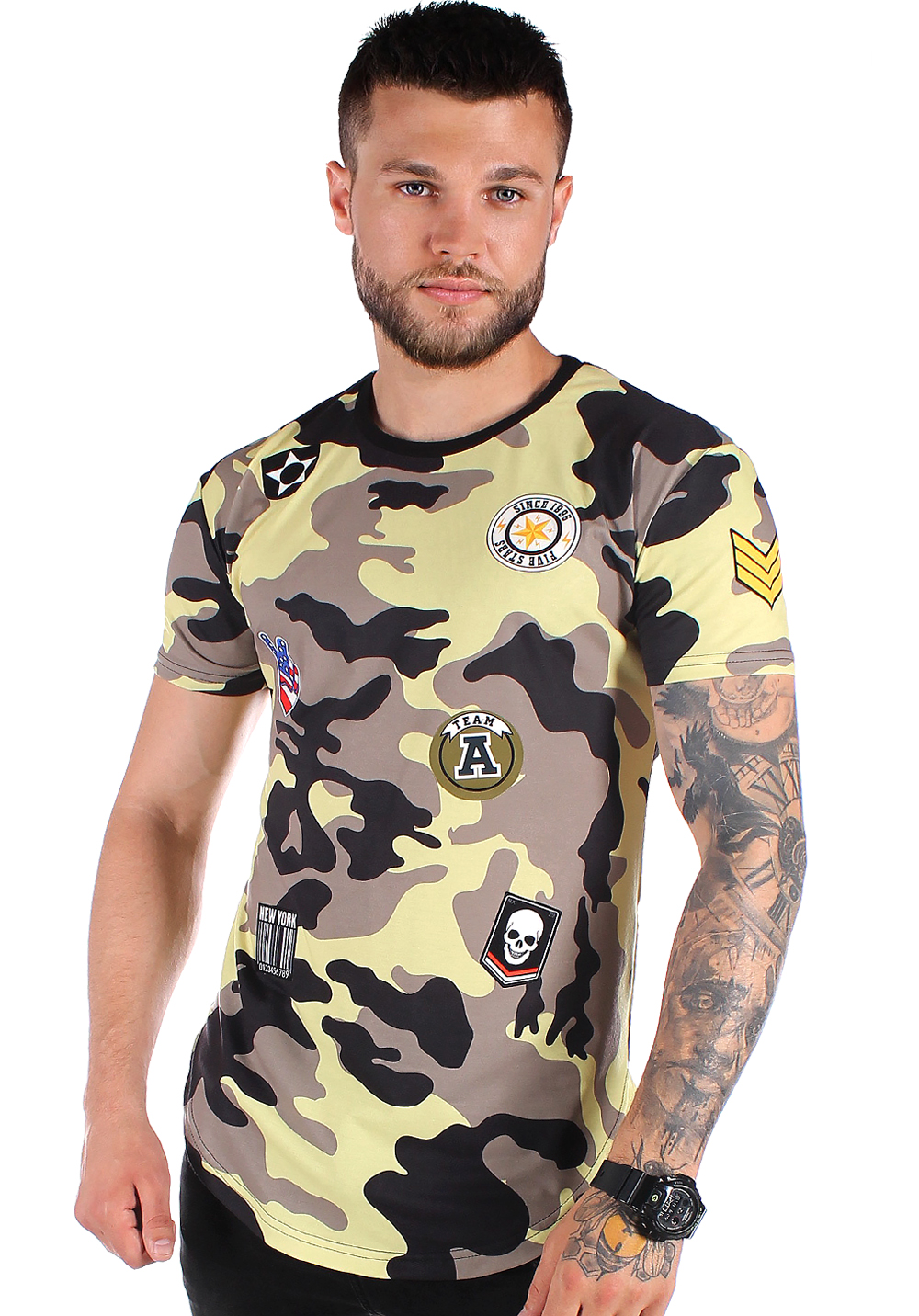 

Футболка чоловіча Krutyakov MILITARY YELLOW  мілітарі 1246623, Футболка чоловіча Krutyakov MILITARY YELLOW XL мілітарі 1246623