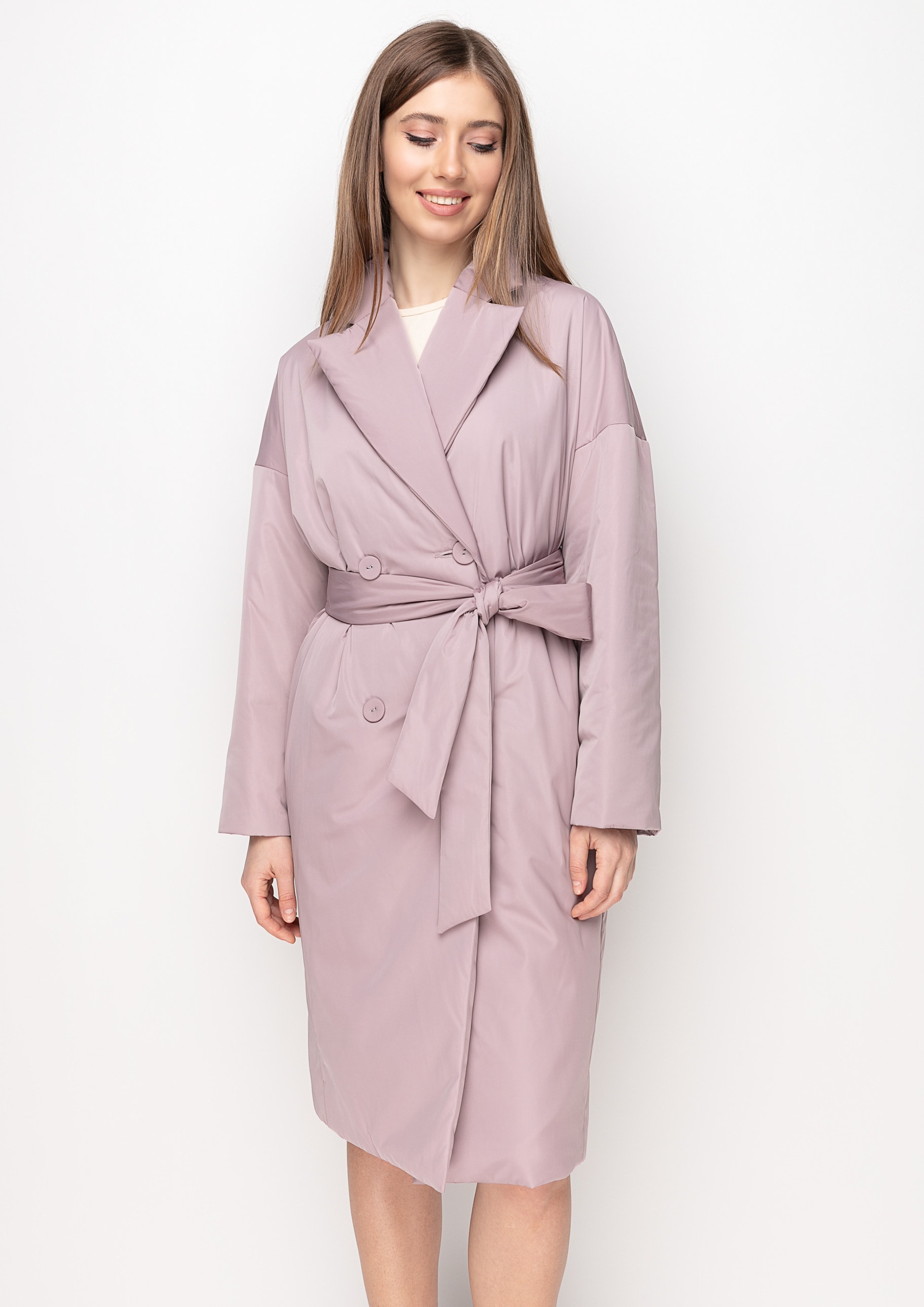 

Пальто демисезонное из плащевой ткани Samange 1223M-CW  Сумеречно-лиловый, Пальто демисезонное из плащевой ткани Samange 1223M-CW 42 Сумеречно-лиловый