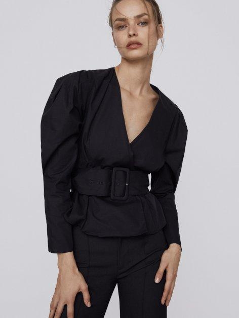 

Блузка Zara XAZ281894SJPB  Черная, Блузка Zara XAZ281894SJPB XL Черная