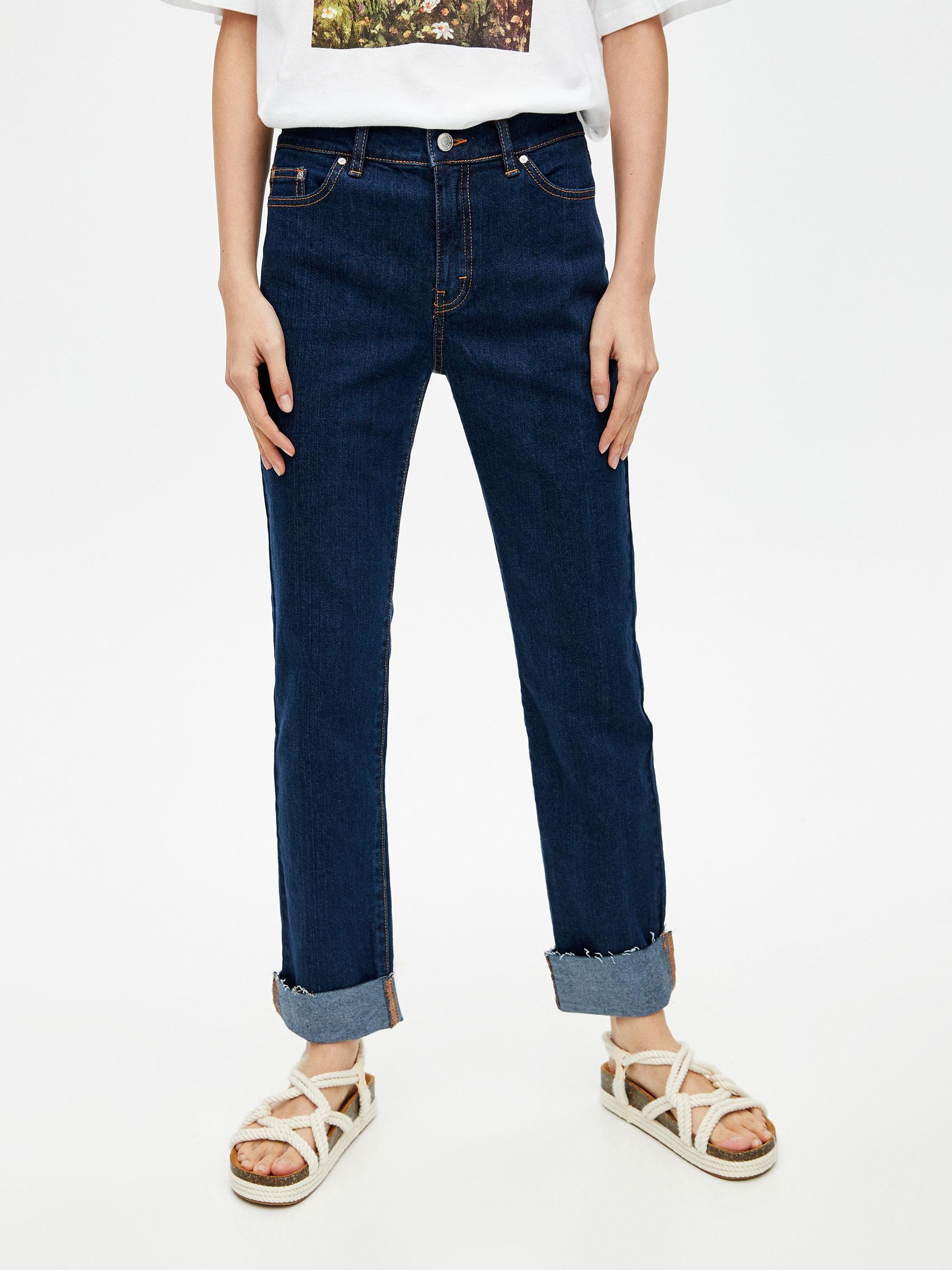 

Джинсы Pull & Bear XAZ220118KTPZ  Темно-синие, Джинсы Pull & Bear XAZ220118KTPZ 38 Темно-синие