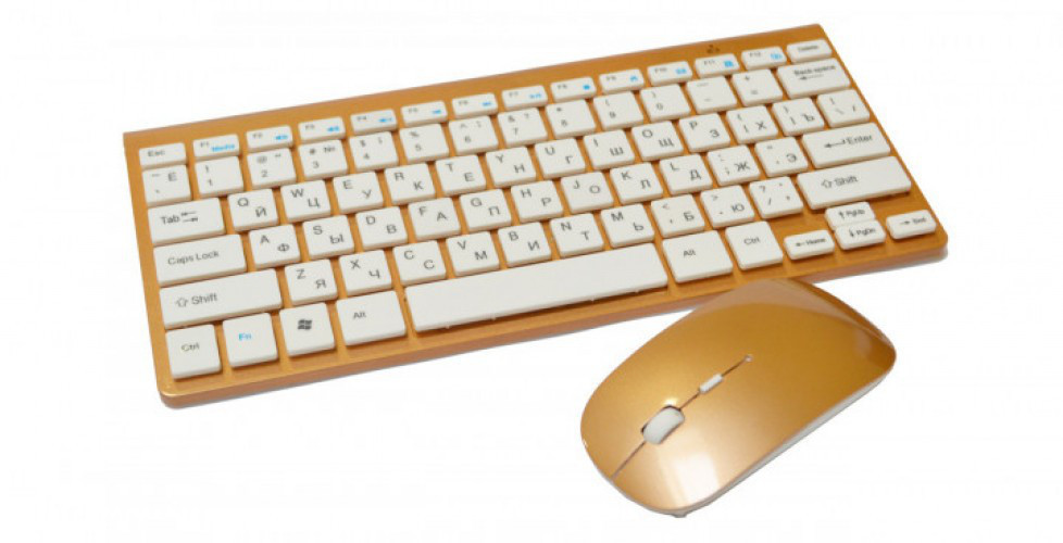 

Беспроводный комплект (клавиатура и мышь) LVD 902 Gold