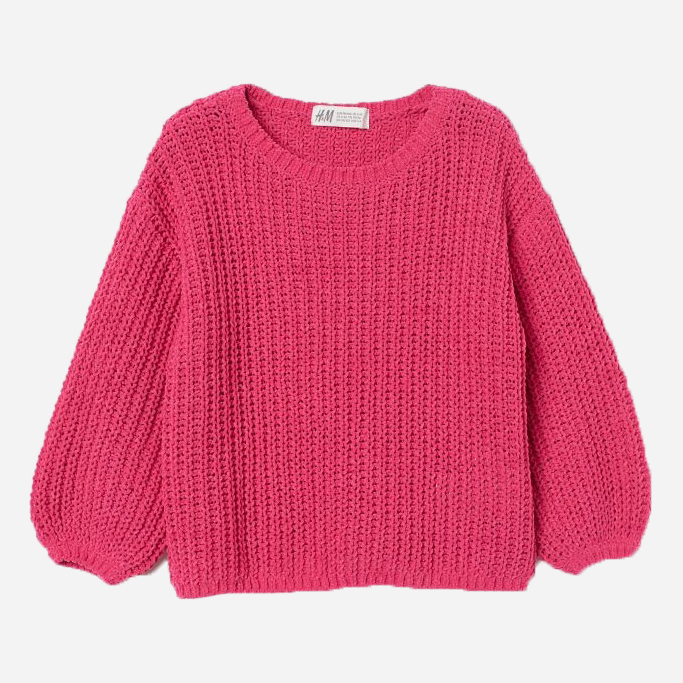 

Джемпер H&M 060764593 134-140 см Малиновый