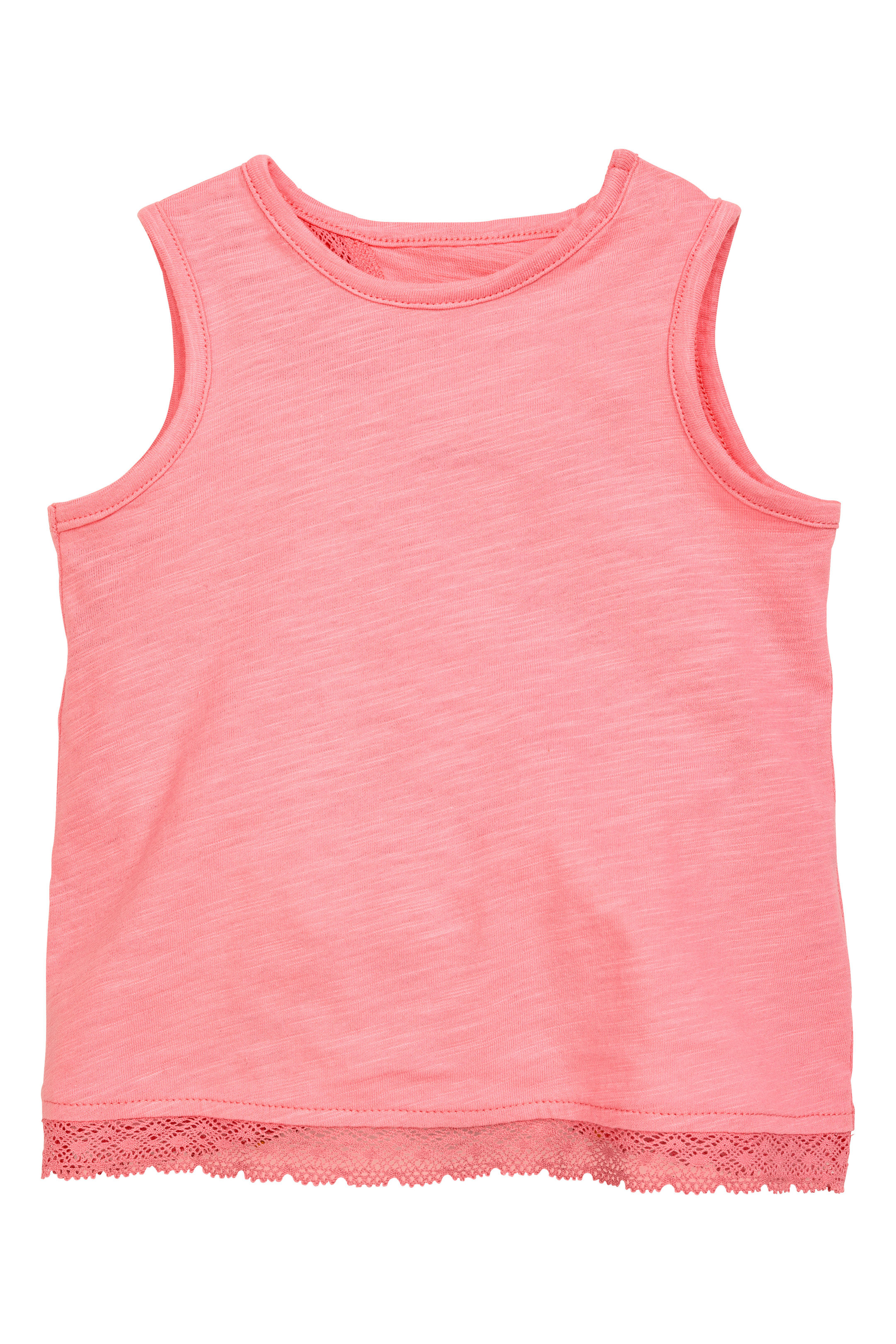

Майка H&M 4865395 74 см Розовая