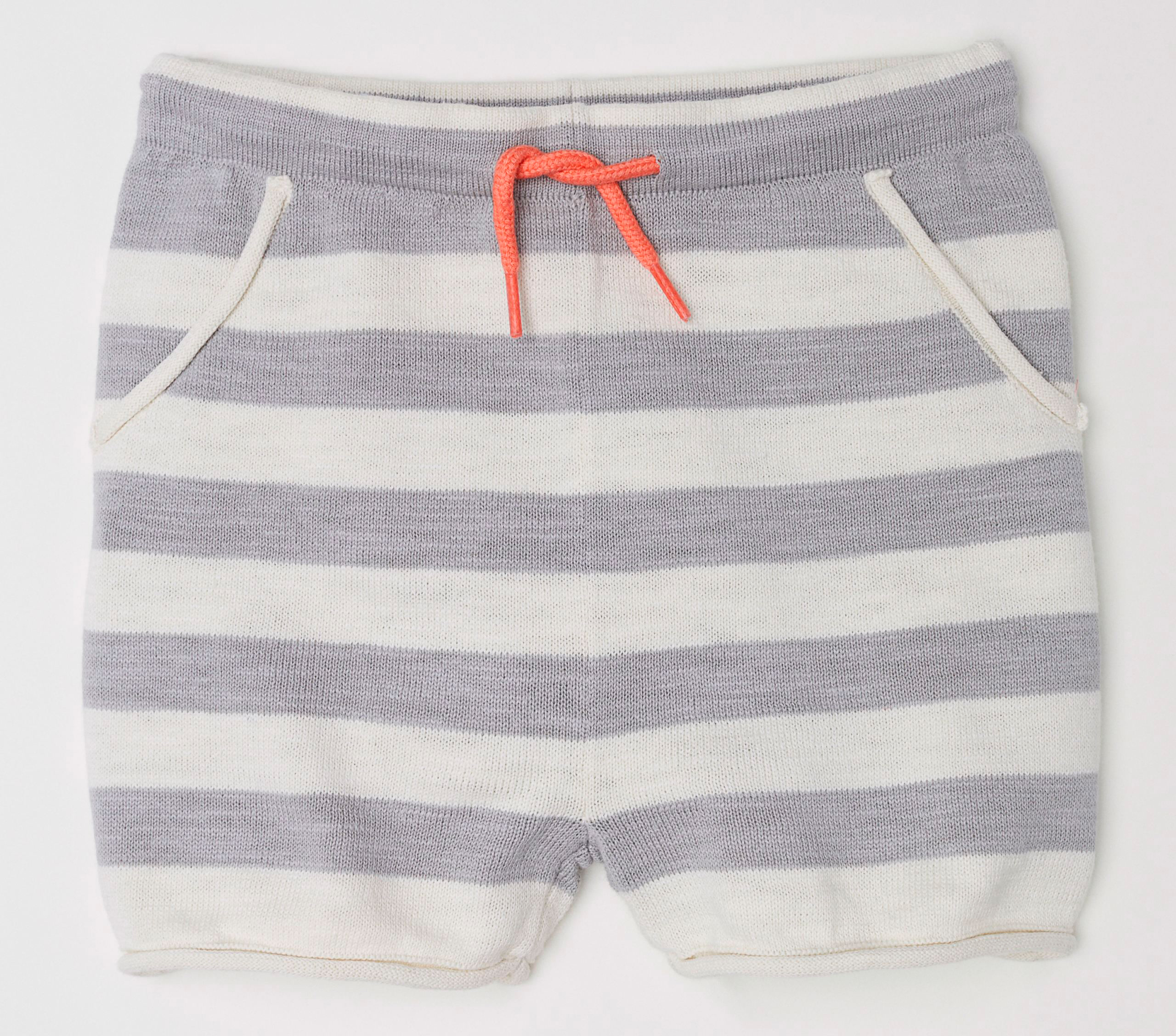 

Шорты H&M 6072897 86 см Серые с белым