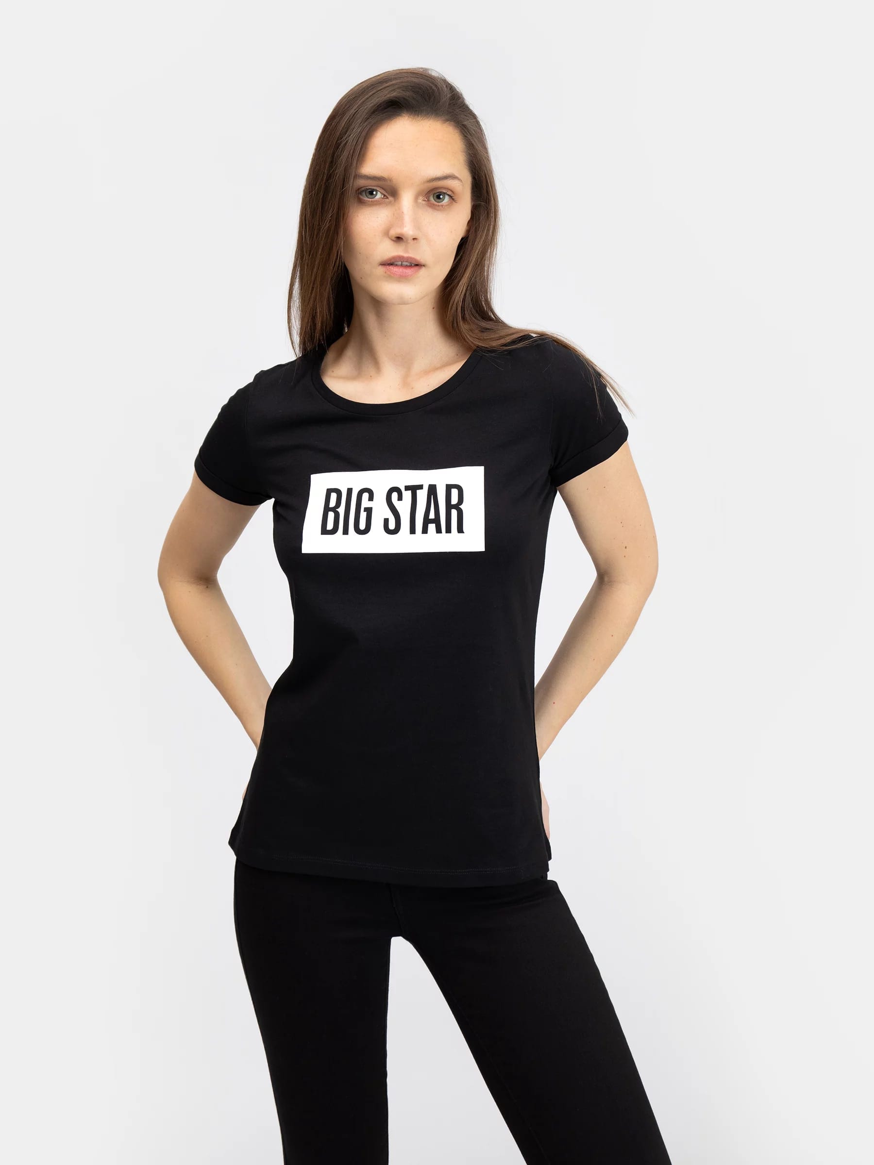 

Футболка Big Star Oneidasa 1525189060502  Черная, Футболка Big Star Oneidasa 1525189060502 XL Черная