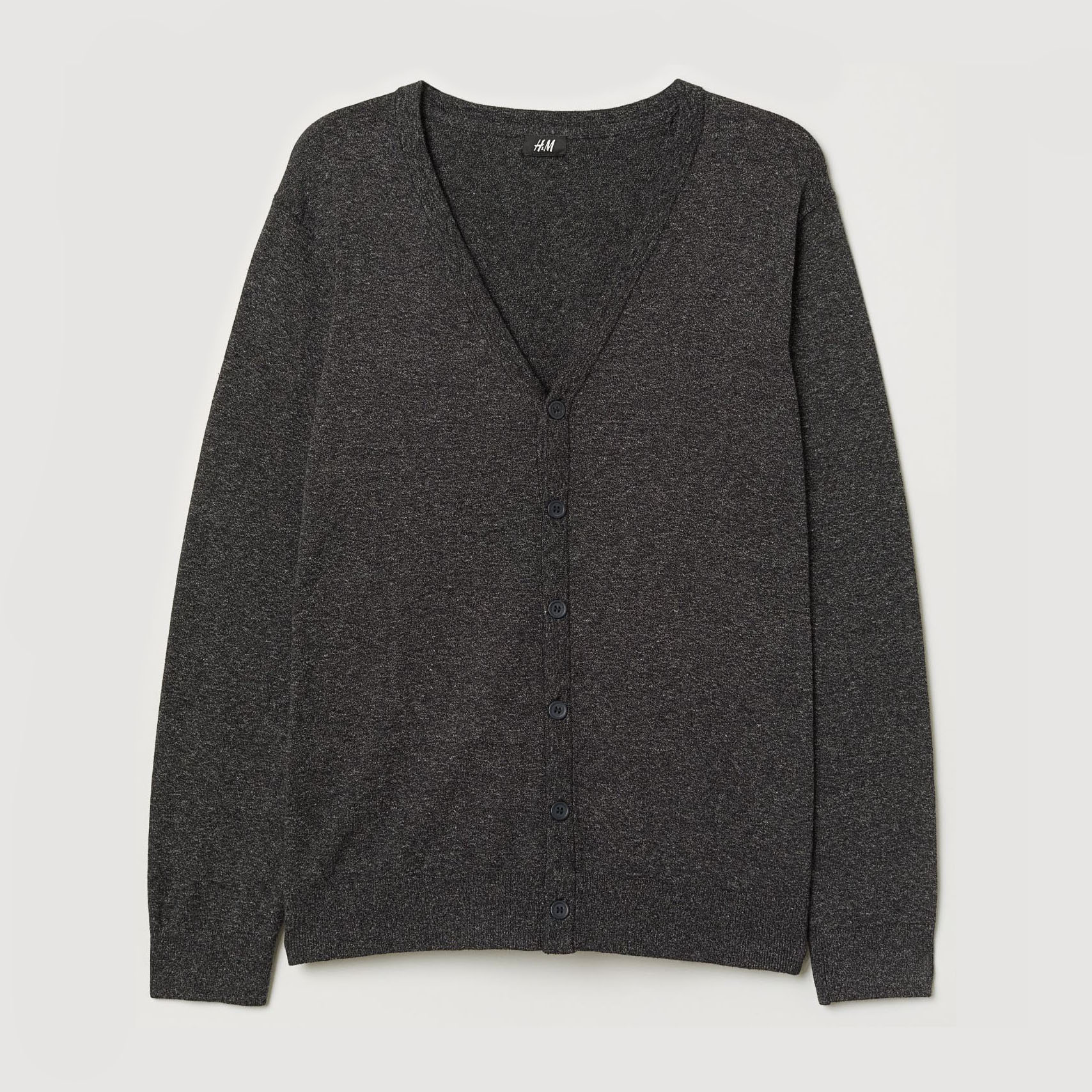

Кардиган H&M 6636648log  Темно-серая, Кардиган H&M 6636648log S Темно-серая