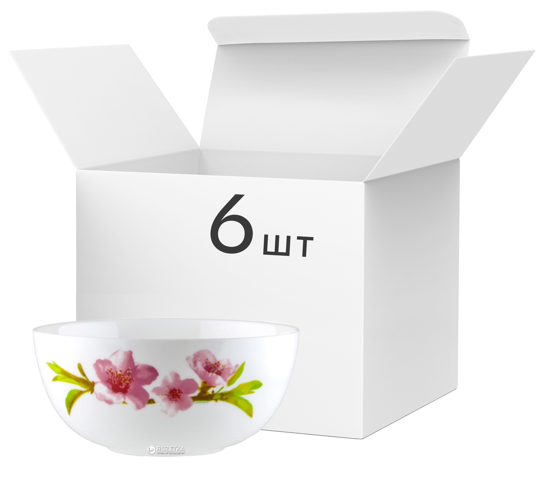 

Набор салатников Luminarc Water Color порционный 12 см 6 шт