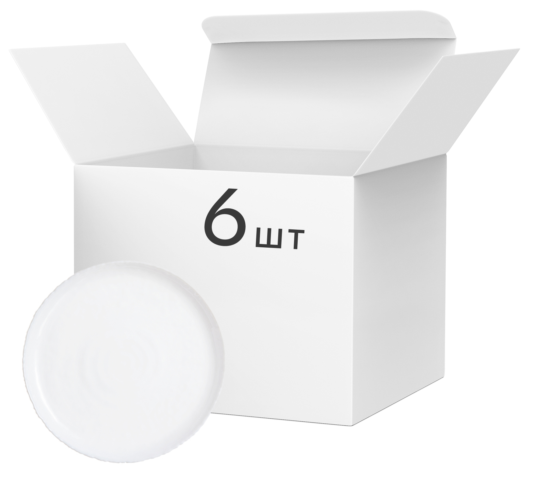 

Набор десертных тарелок Luminarc Ammonite White 19 см 6 шт