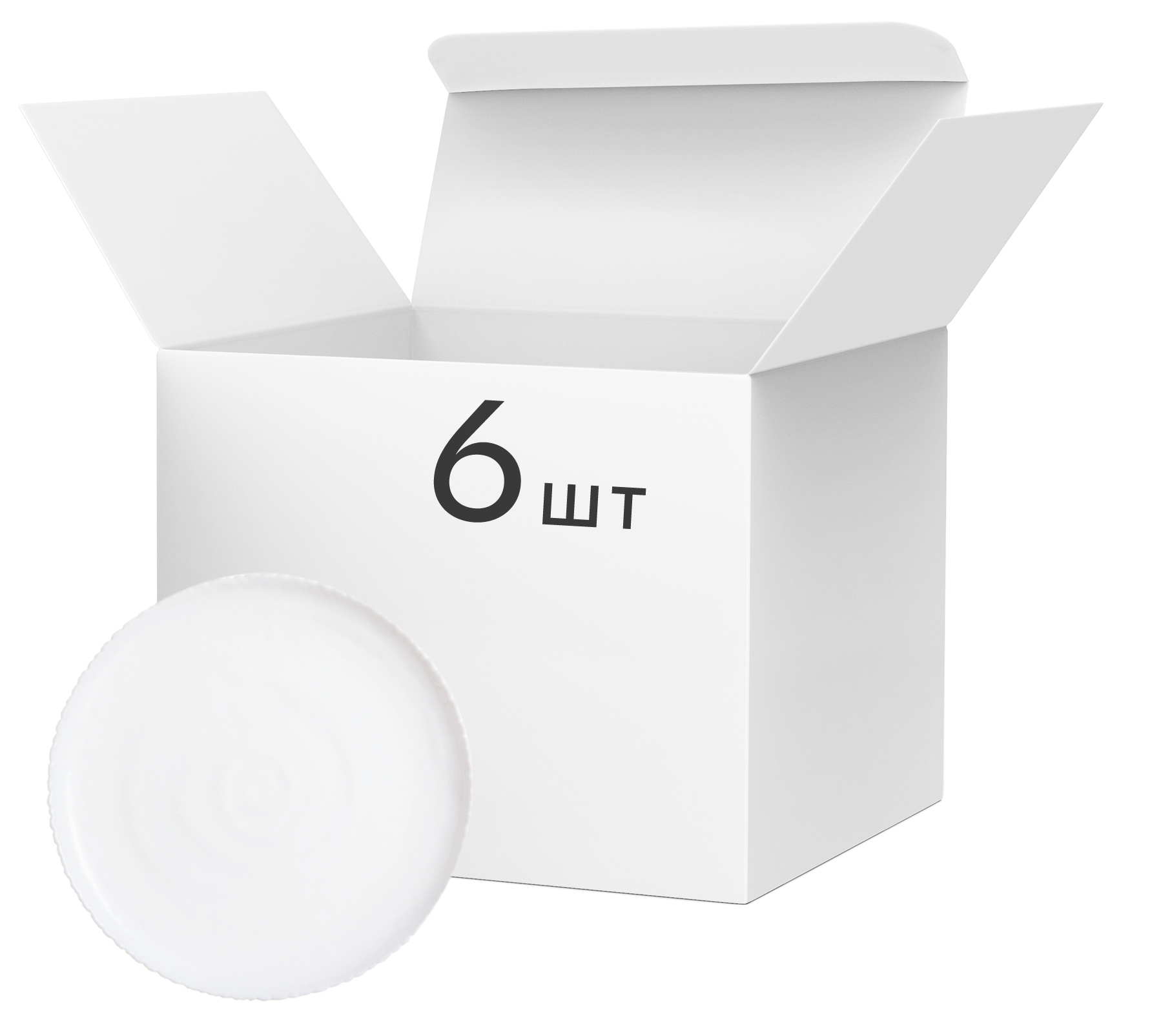 

Набор обеденных тарелок Luminarc Ammonite White 26 см 6 шт