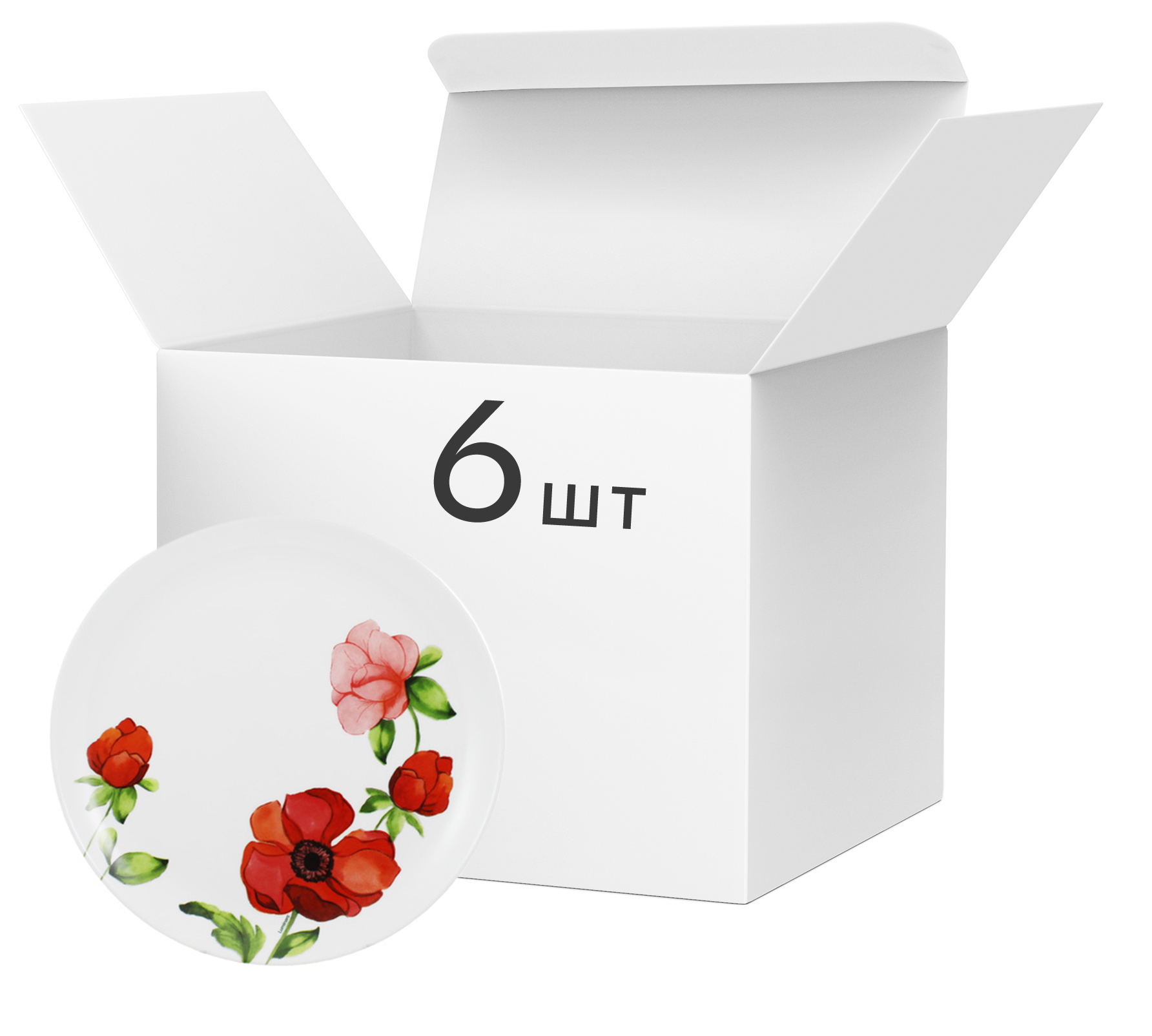 

Набор обеденных тарелок Luminarc Bergamote 27 см 6 шт