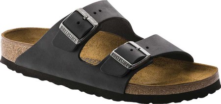 

Женские шлепанцы Birkenstock Arizona Oiled Leather Black Oiled Leather 40