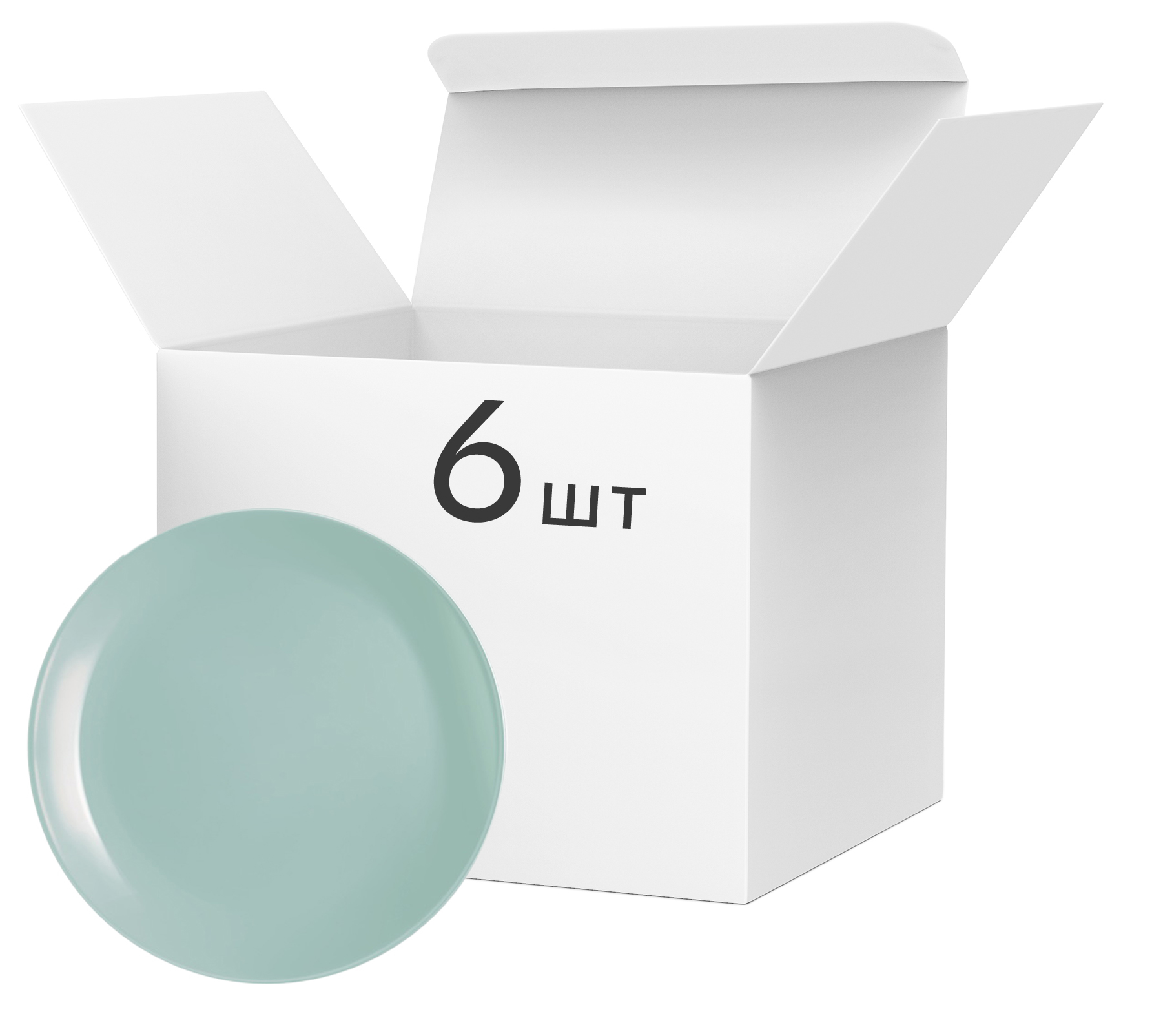 

Набор подставных тарелок Luminarc Diwali Light Turquoise 27.3 см 6 шт